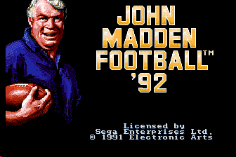 约翰麦登橄榄球92(美)